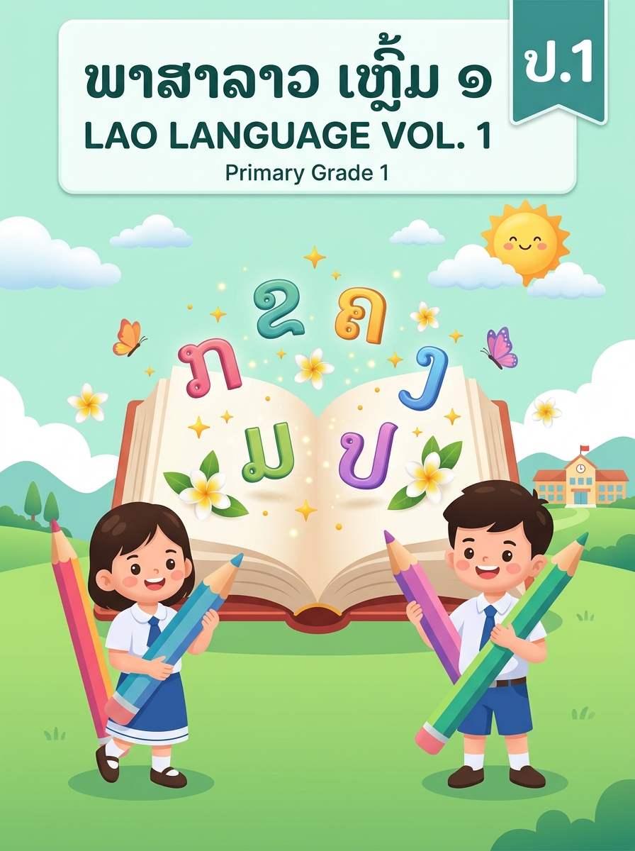ພາສາລາວ ປ.1 (ເຫຼັ້ມ 1)